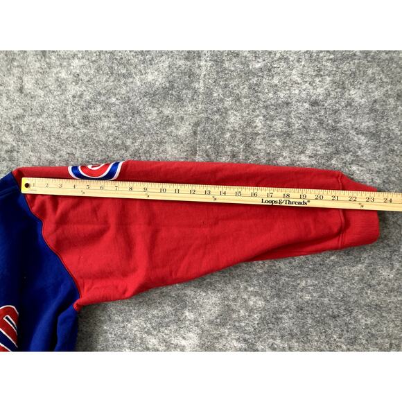 MLB Chicago Cubs Hoodie Baseball Stitches Embroidered 2XL Merch Athleisure - Picture 6 of 8